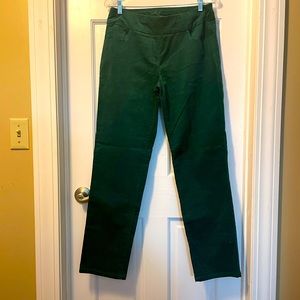 Slimsation green corduroy pants size 10